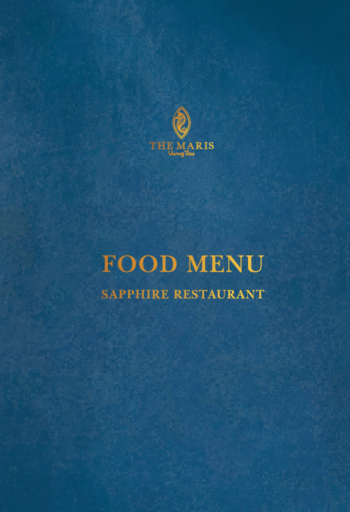 Saphire Restaurant Menu 1 of 24