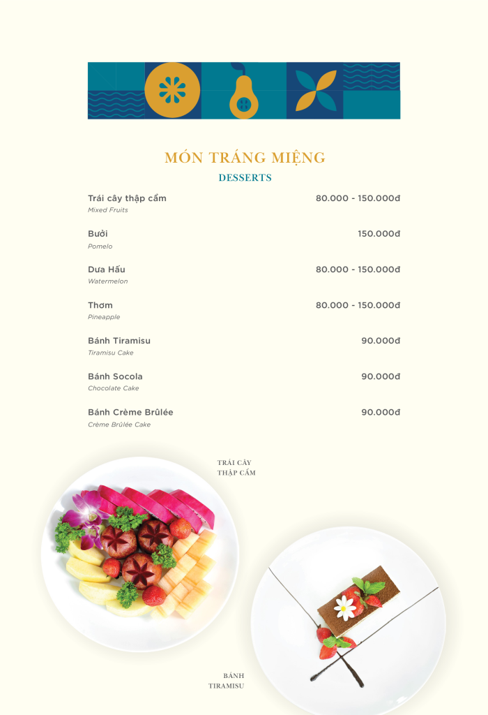 Saphire Restaurant Menu 23 of 24